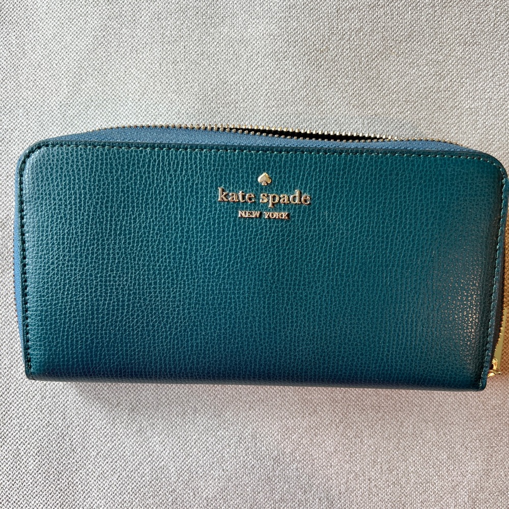 Deep Teal Kate Spade wallet